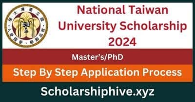 National Taiwan University Scholarship 2024